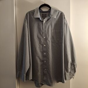 Mason James Men's Checkered Button-Down Shirt